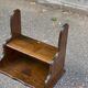 1960s solid wood wall shelf