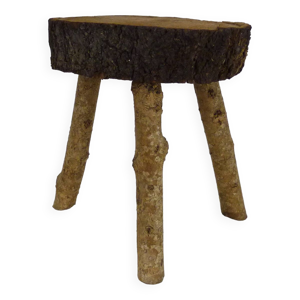 Tabouret de traite tripode