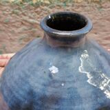 Vintage glazed ceramic vase Signed Z Karbowski