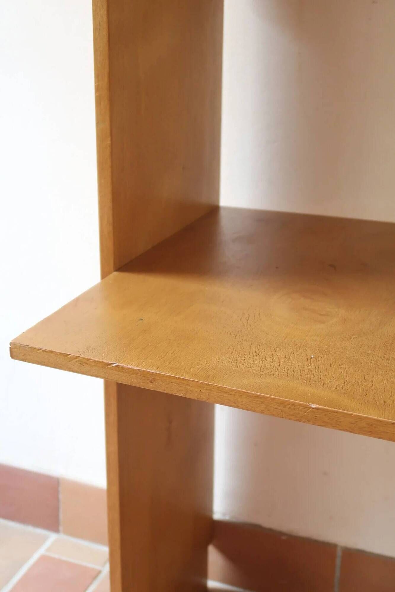 Birch plywood bookshelf, desk top.