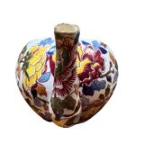 Gien earthenware tea set, peony decoration