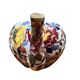 Gien earthenware tea set, peony decoration