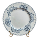 Antique dessert plate K&G Lunéville – Sébastopol model – blue decoration