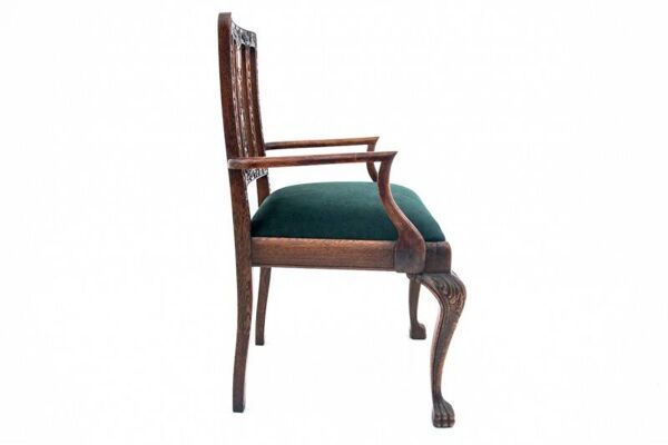 Fauteuil de style Chippendale, vers 1900, restauré