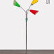 Vintage metal floor lamp published by Lidokov, circa 1960