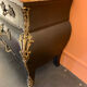 Commode tombeau patine noire style Louis XV