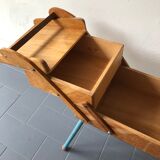 Vintage sewing basket