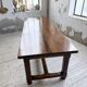 Table de ferme campagne noyer massif XL 250cm