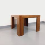 Vintage Italian square coffee table by Afra and Tobia Scarpa for Cassina