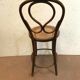Chaise haute Thonet en bois courbé
