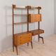 Scandinavian modern freestanding bookcase Ergo by John Texemon, Norway, 1960s.