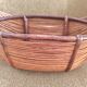 1960s wicker retro basket