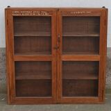 Old glass wall shelf