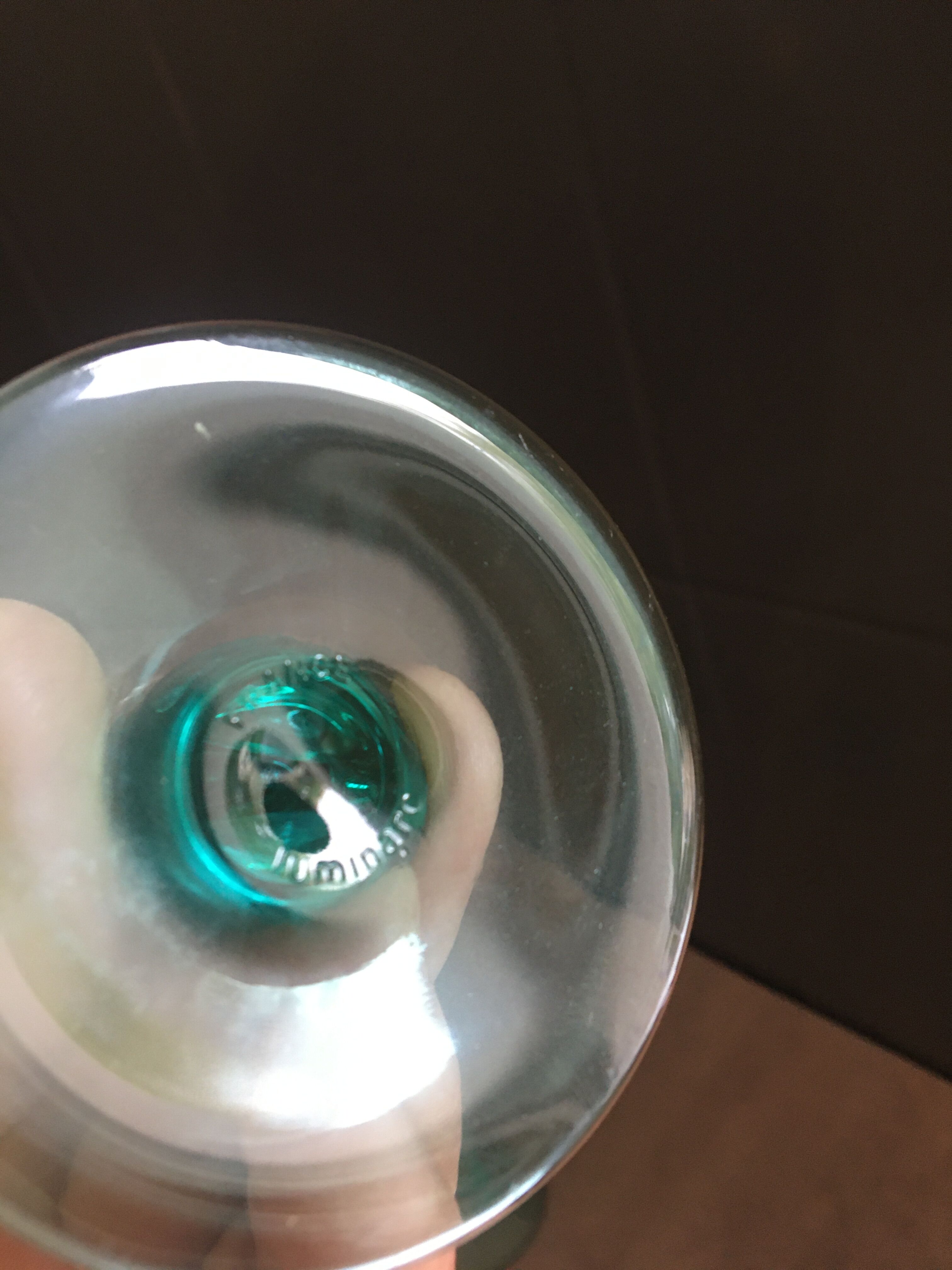 7 verres Luminarc bleu turquoise