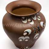 Vase brun Art Déco