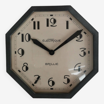 Brillie Art Deco clock, 1930s Brillie clock