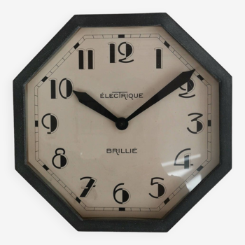 Horloge Art déco brillie, pendule années 30 brillié