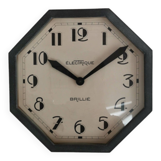 Brillie Art Deco clock, 1930s Brillie clock