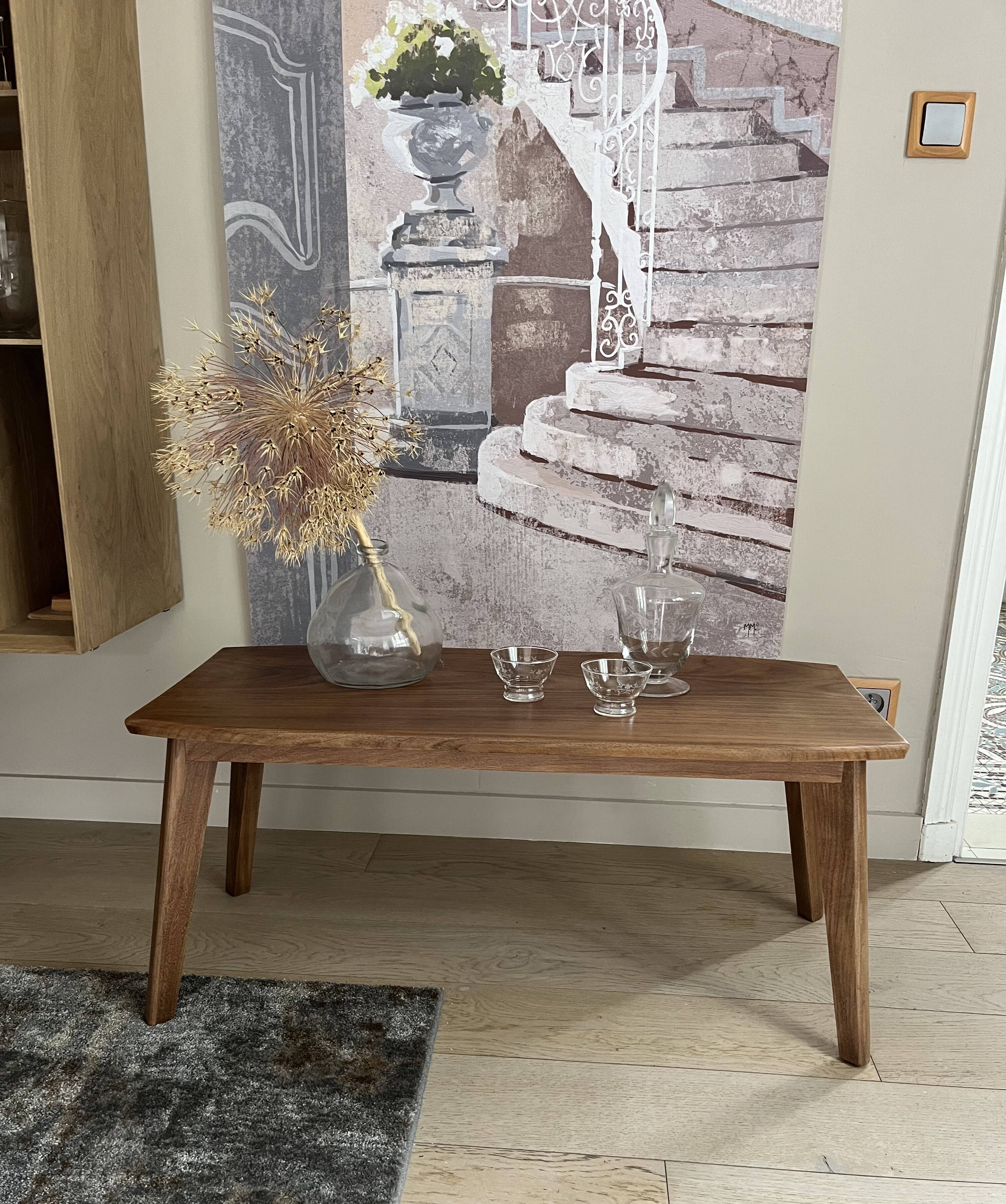 Vintage teak coffee table