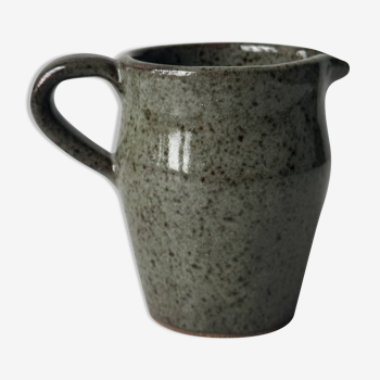 Handmade Cyclops stoneware milk jug