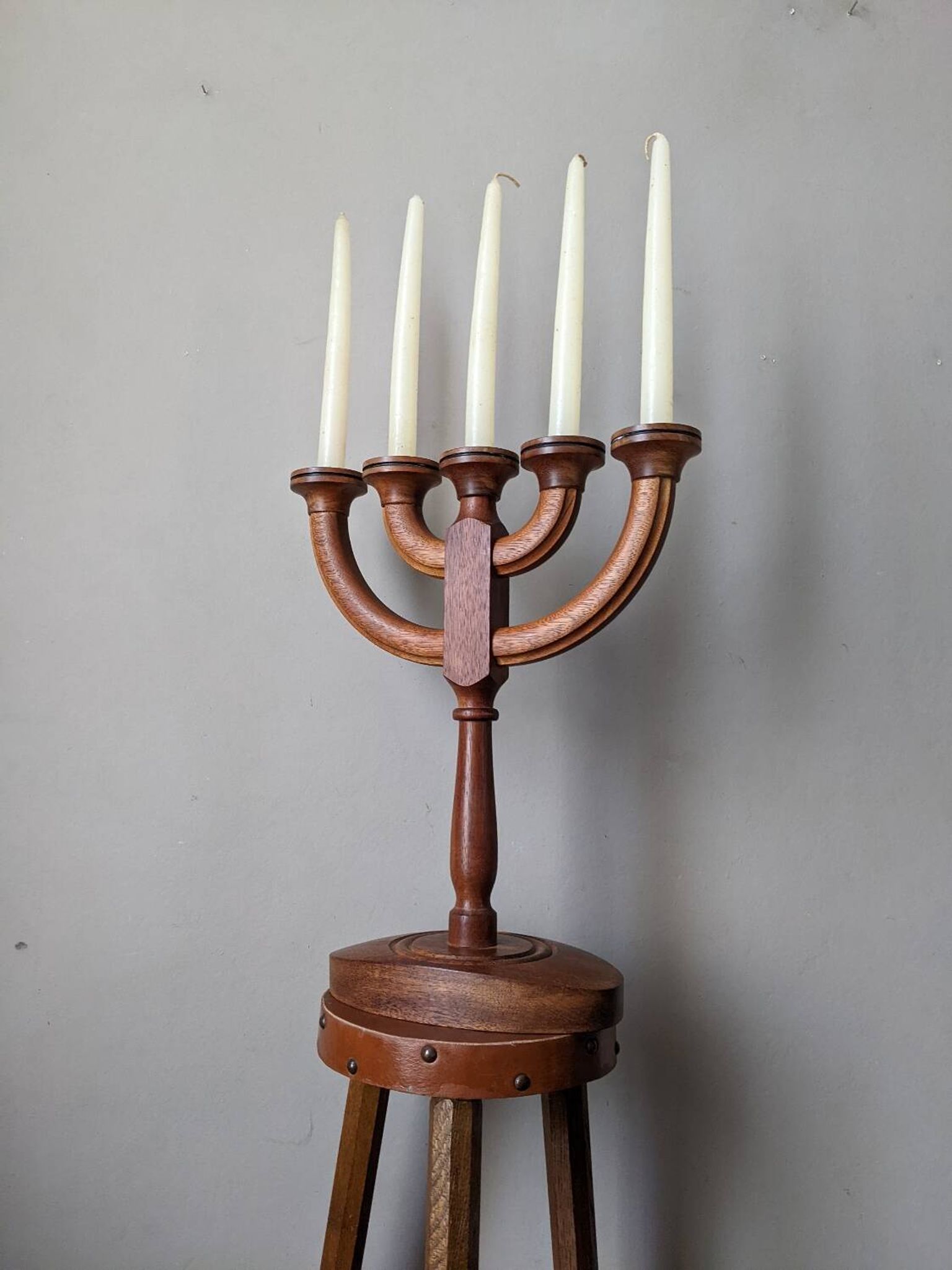 Chandelier en bois décoration campagne scandinave