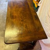 Solid walnut console