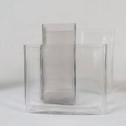 Midcentury Modern collection of ten "Ice" vases by Gullaskruf, Sweden, 1960s.