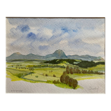 Painting "Puy de Dôme"