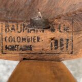 Suite of 4 chairs bistro Baumann 1967