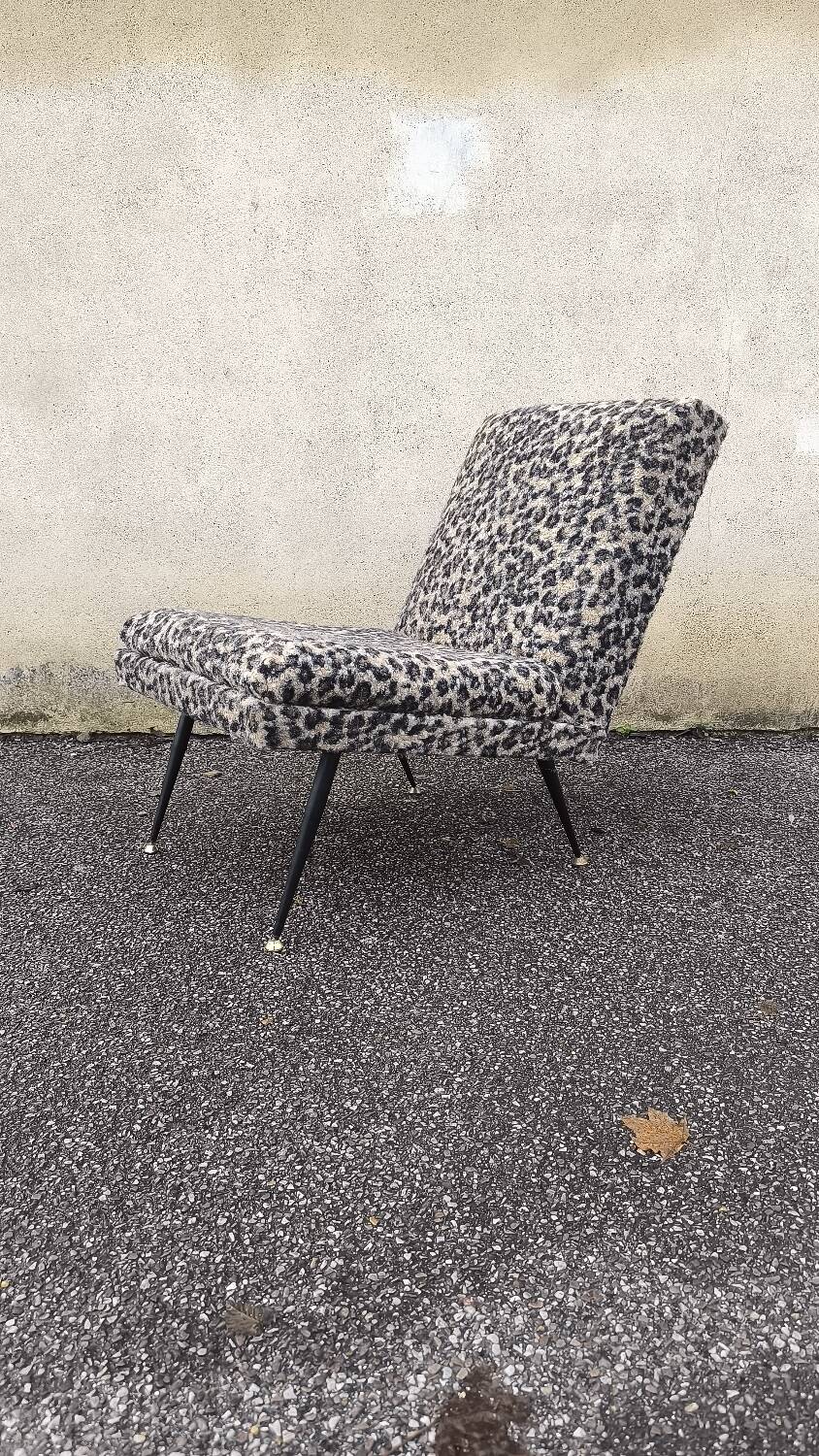 50s bouclette armchair