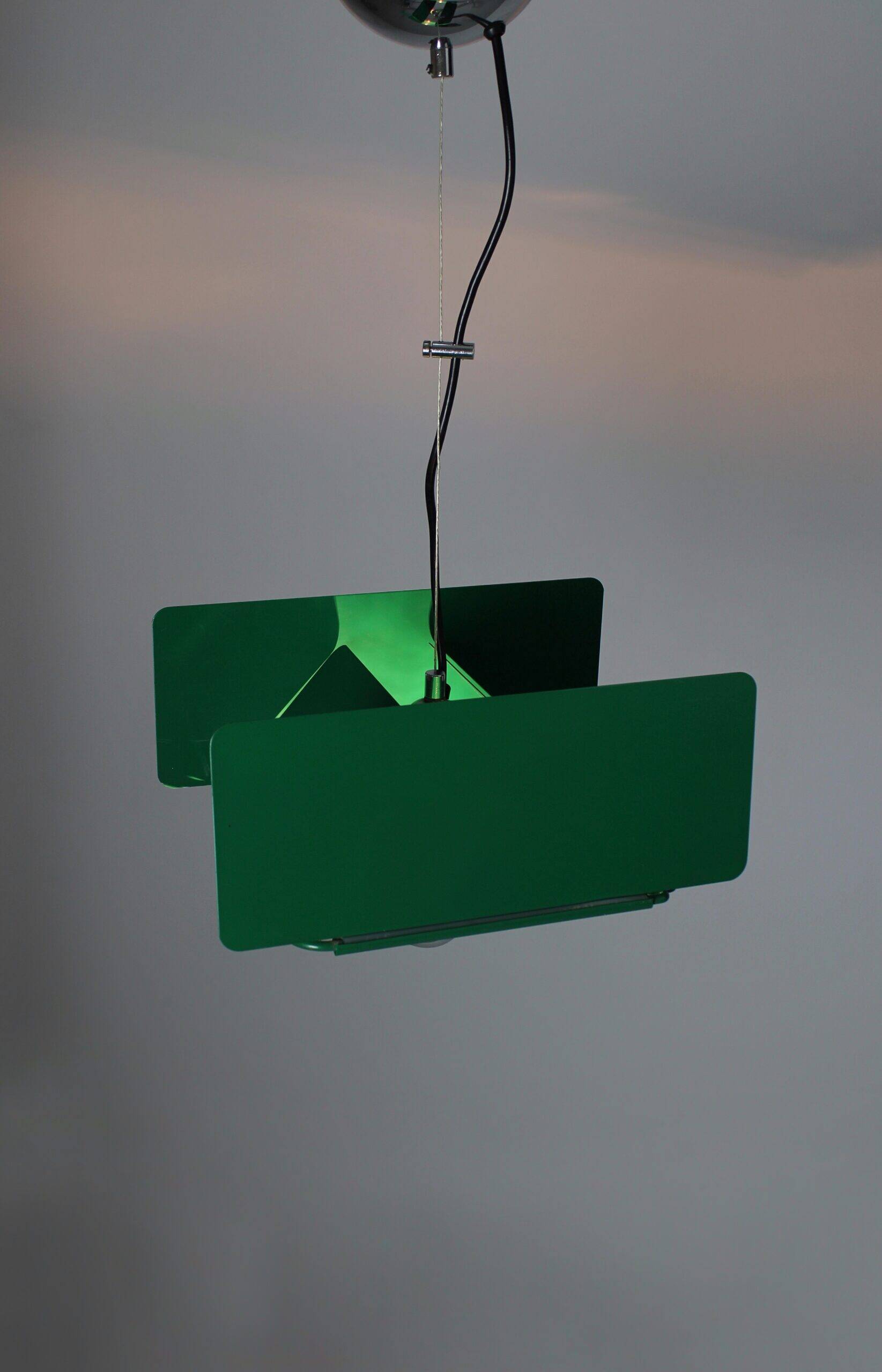 Suspension Diaframma de Fabio Lenci pour Guzzini, 1974