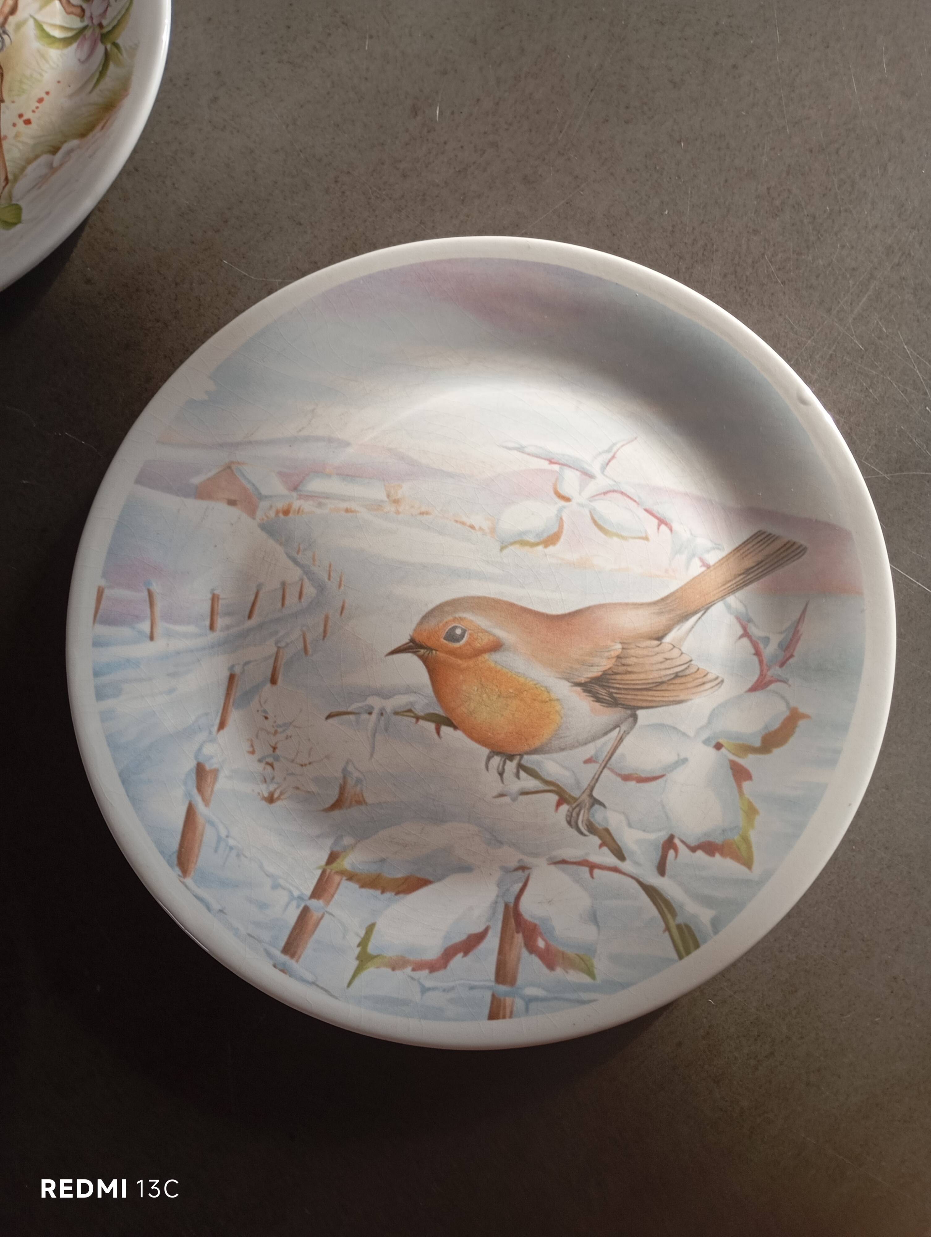 Sarreguemines dessert plates