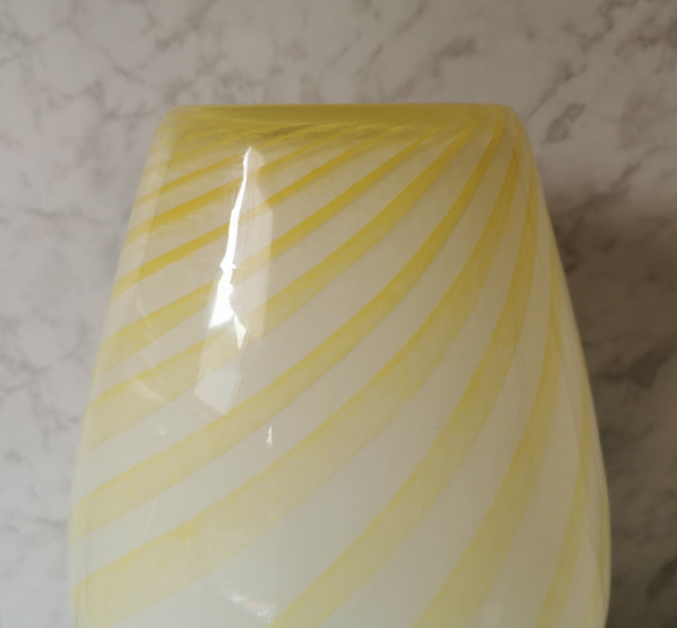 Blown glass vase Italy