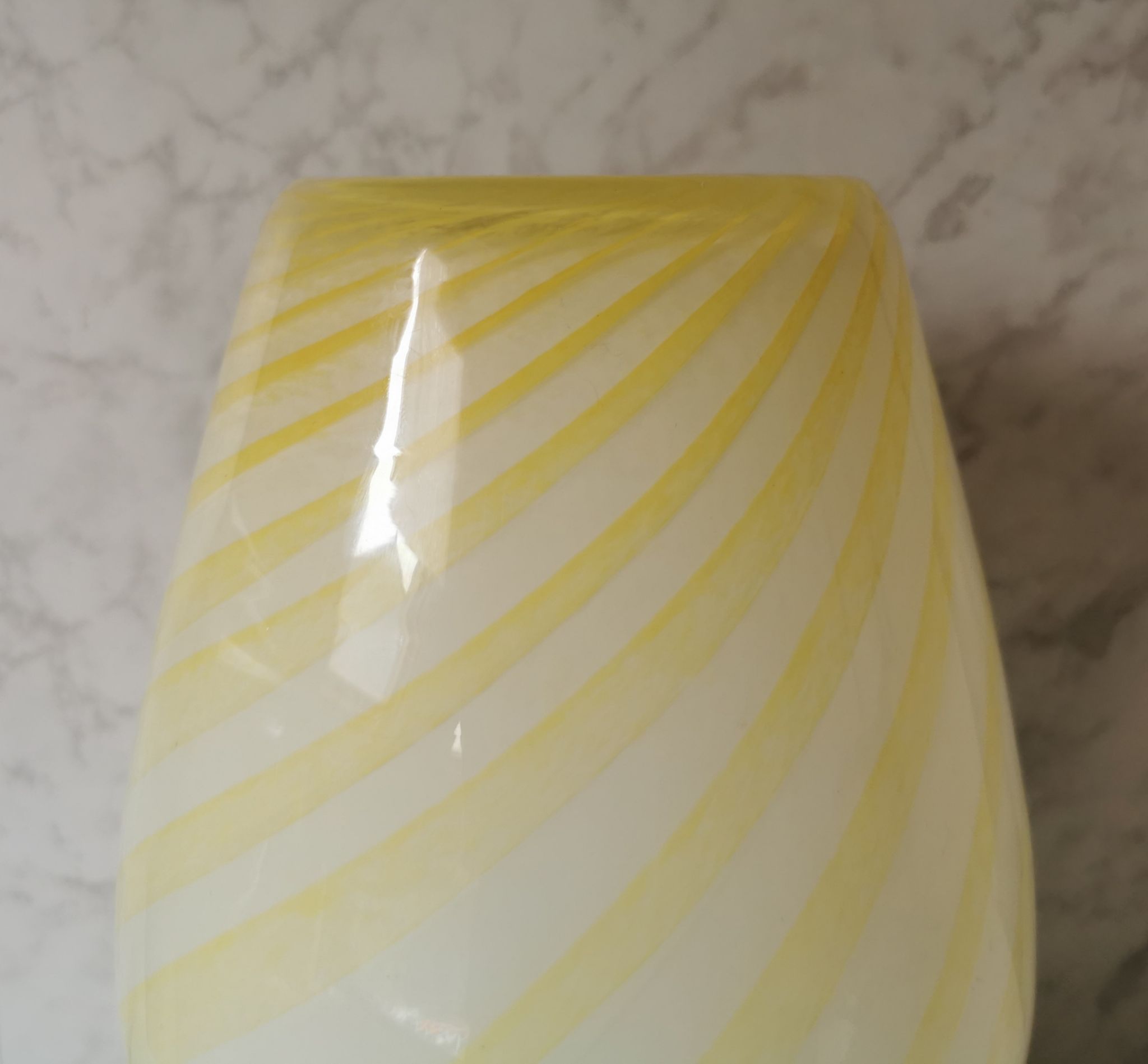 Blown glass vase Italy