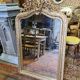 Louis XV-style gold mirror