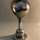 Vintage French Sculptural Table Lamp in Aluminium by Henri Mathieu, 1970s