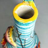 Jarrón de cerámica "IAMA Albisola". Italia, 1970s.