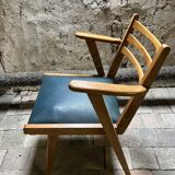 Pair of vintage modernist armchairs from the 50s