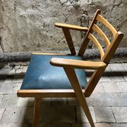 Pair of vintage modernist armchairs from the 50s