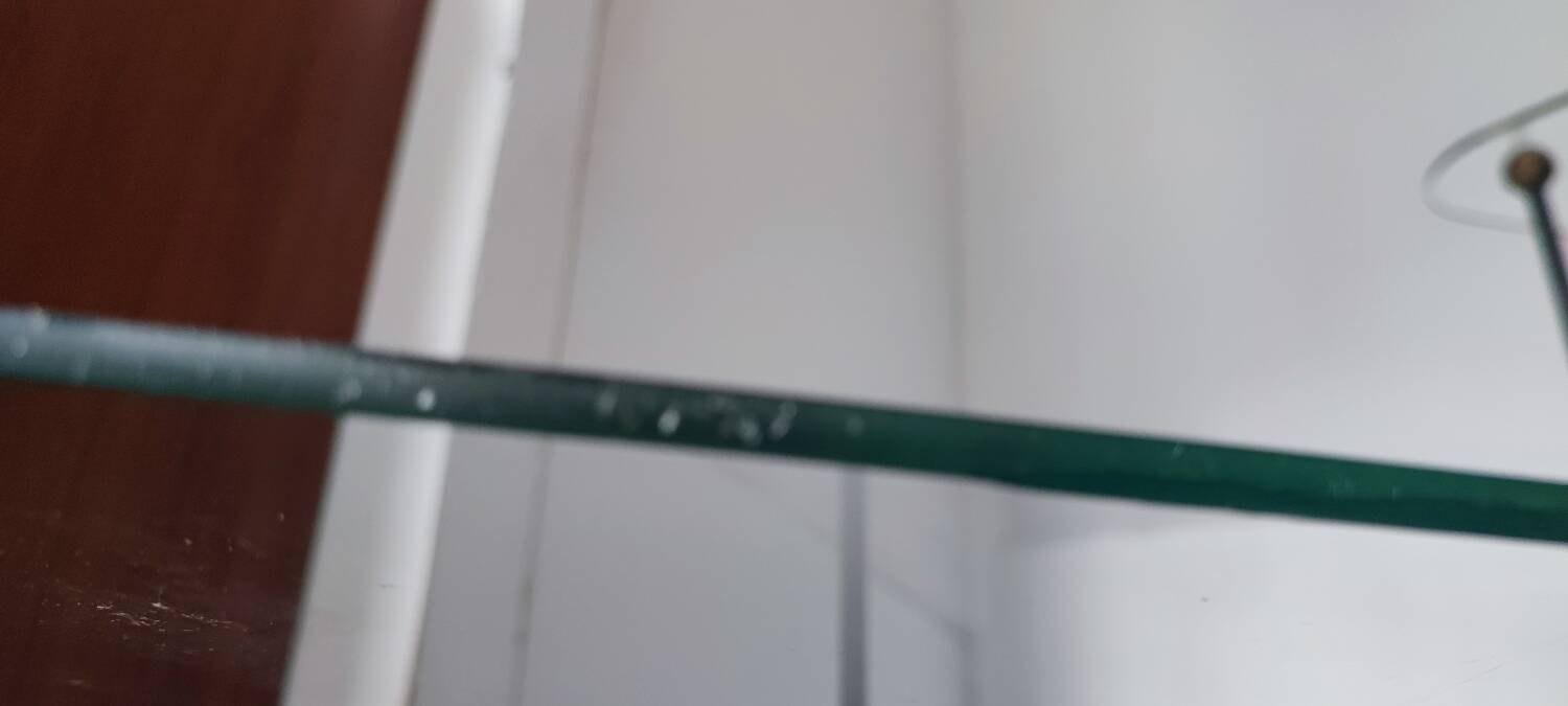 1950s glass display shelves