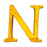 Vintage "n" letter