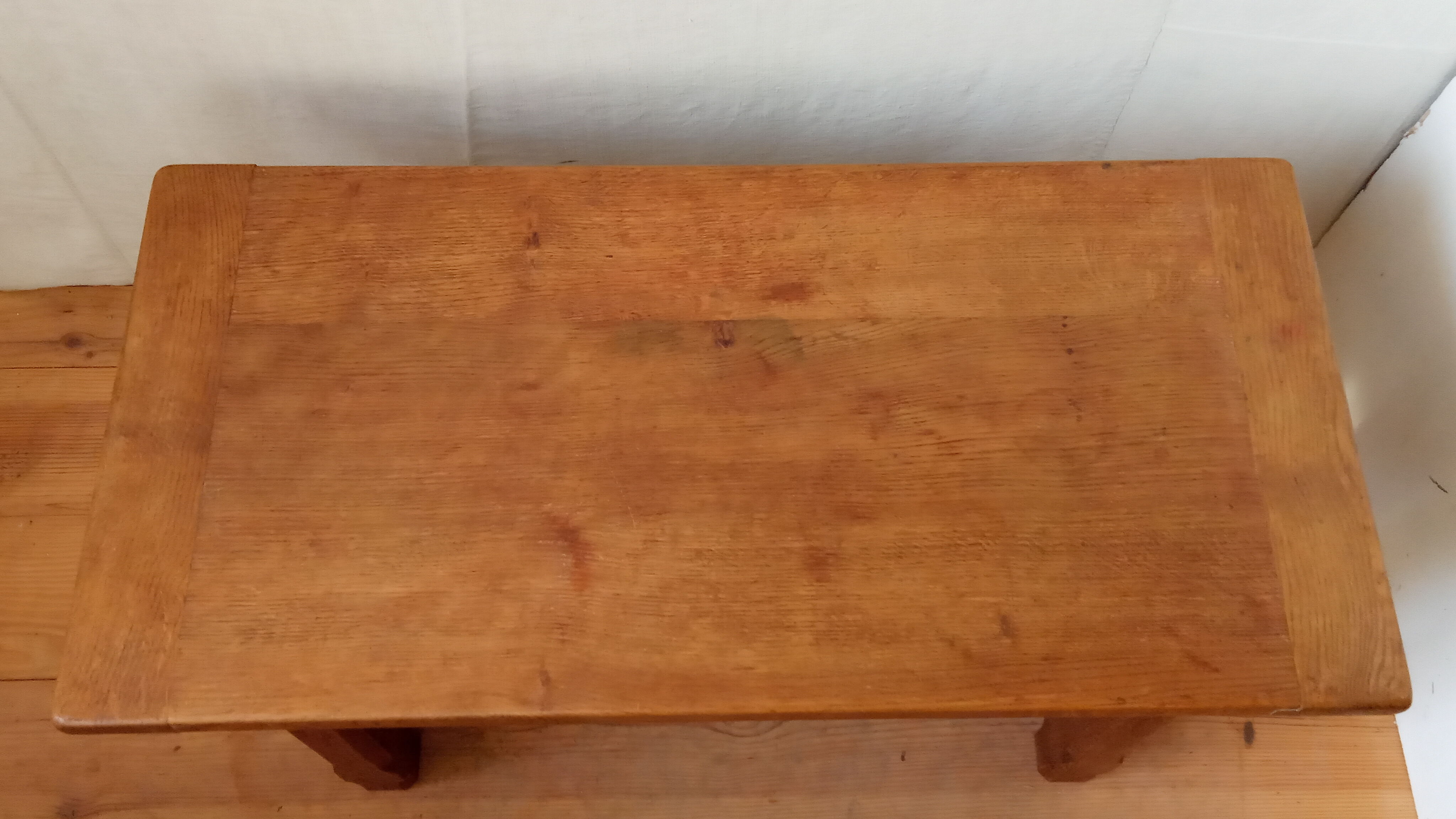 Rustic oak coffee table