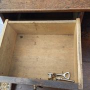 Victorian oak graduated desk – circa 1890-1910.