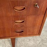 Vintage retro Danish mid-century boomerang desk 1960s