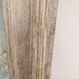 Beveled mercury patinated trumeau mirror