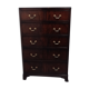 English chest of drawers 6 mahogany drawers