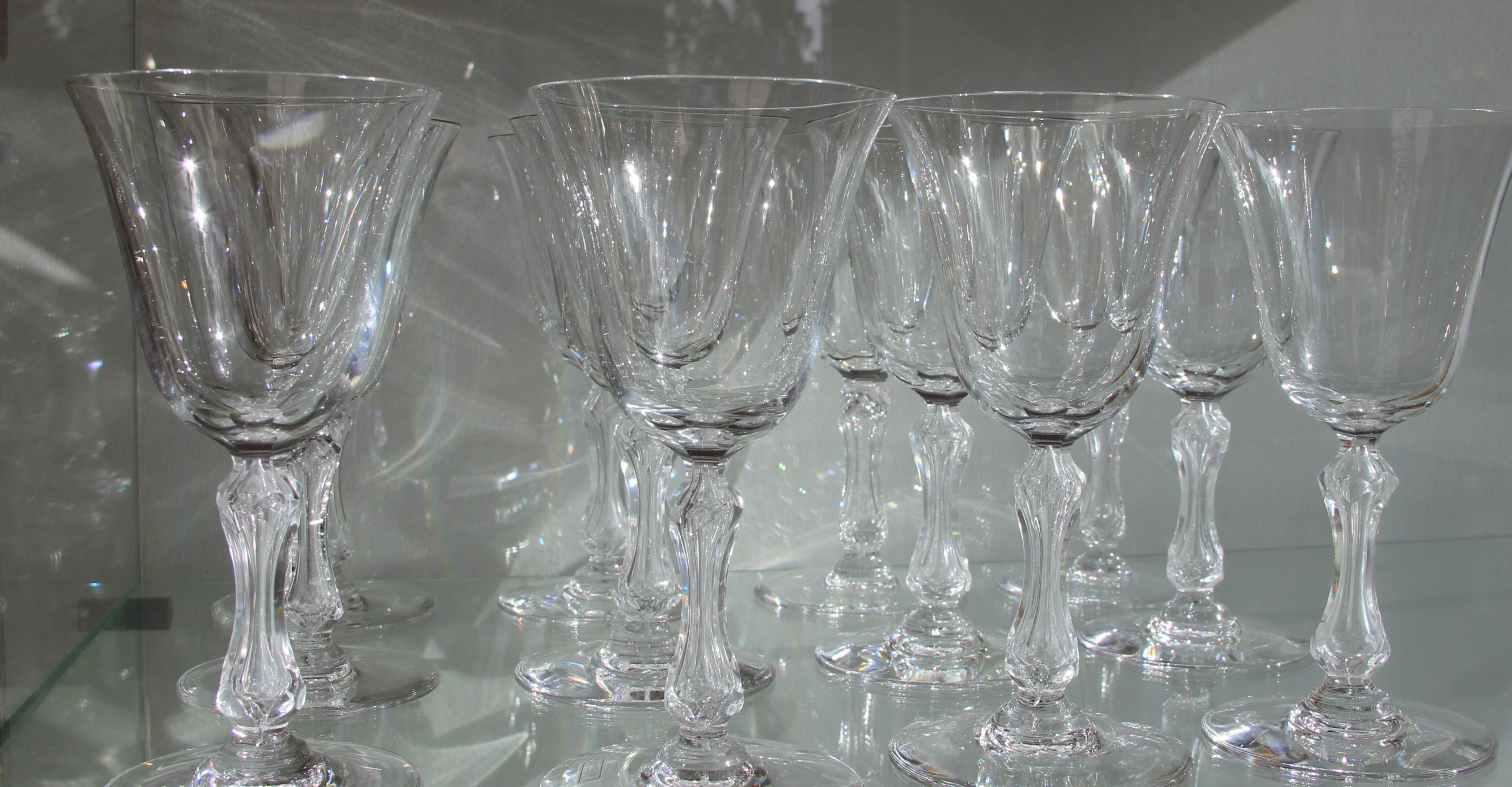12 verres à eau modèle lozère Cristal Saint Louis