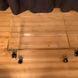 Lucite mobile table, audio, 1970s