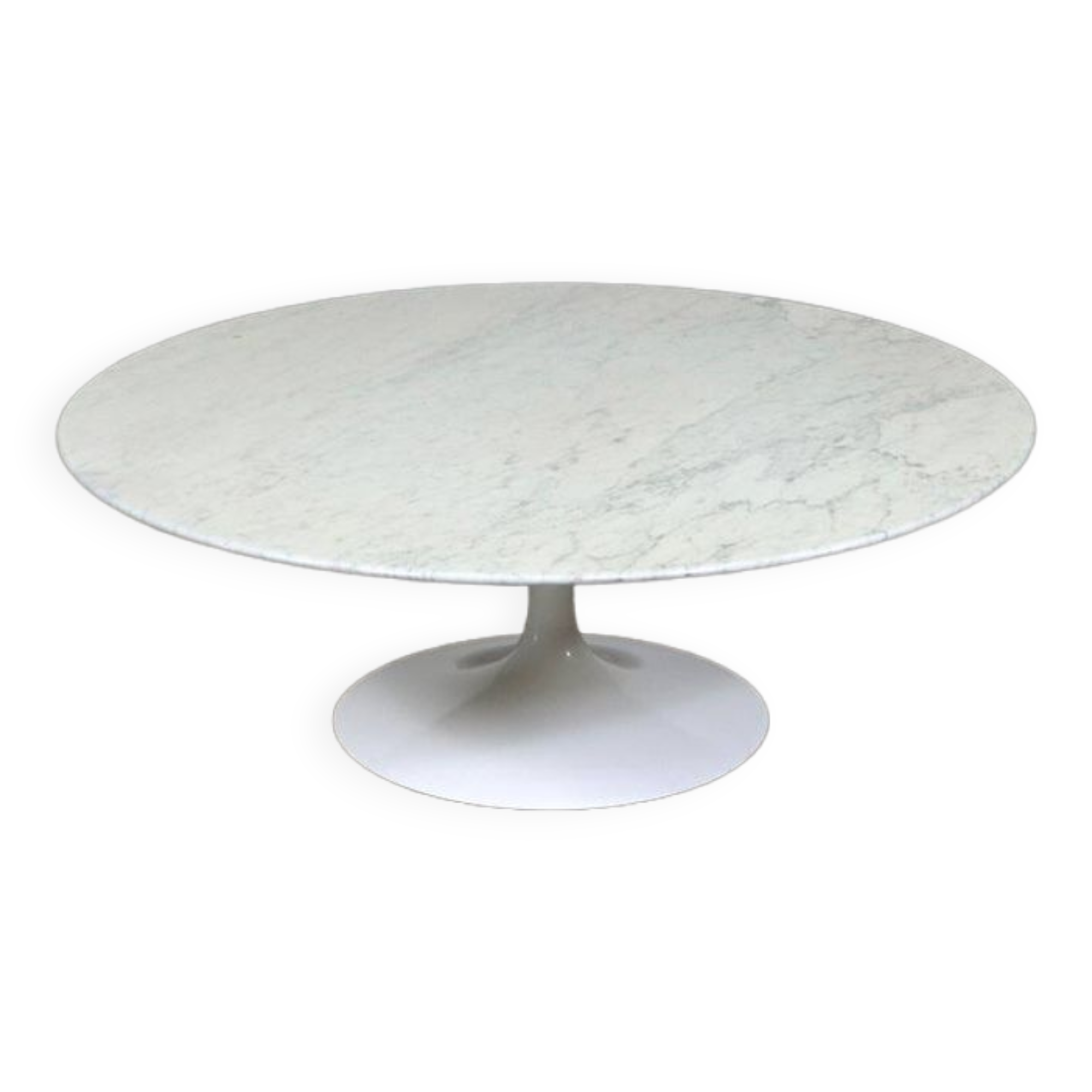 Vintage Marble Tulip Coffee Table By Eero Saarinen For Knoll, 1970s