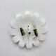 Emil Stejnar wall lamp with flower crystals, 1950s Vienna